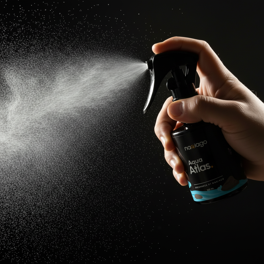 Flacon parfum voiture Aqua Atlas – spray fraîcheur aquatique montagne